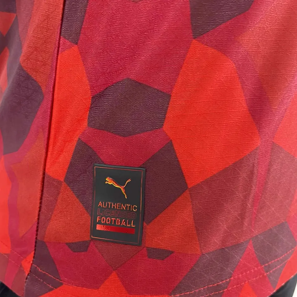 2023/24 Morocco Home Red Player Version Jersey detail image