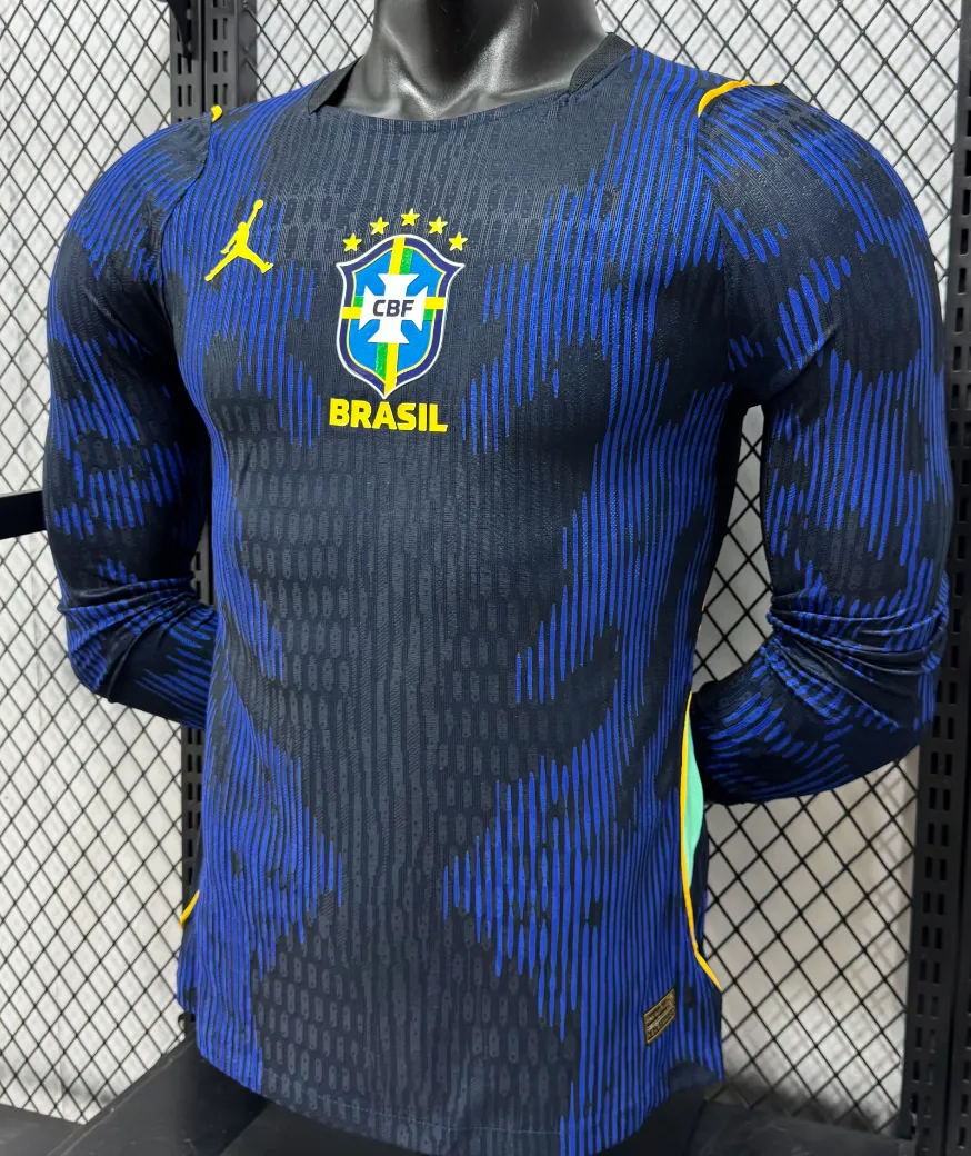 2026/27 Brazil Away Blue Player Long Sleeve So... detail image
