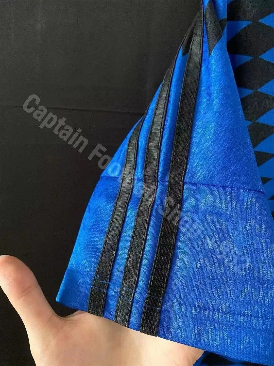 1994 Argentina Away Blue Retro Soccer Jersey detail image