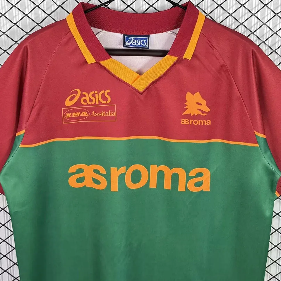 1995/1996 Roma Retro Training Jersey detail image
