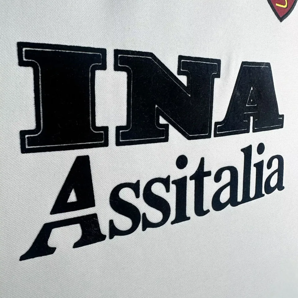 1998/99 Roma Away White Retro Long.. detail image