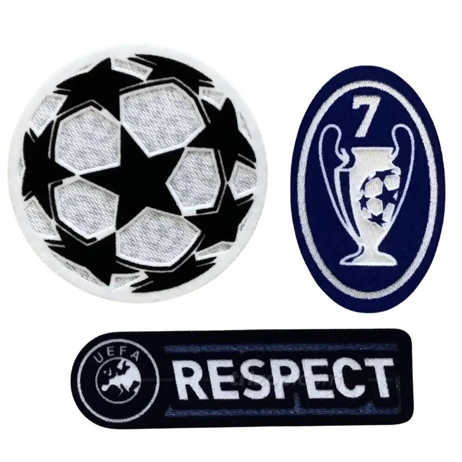 UEFA Champions Leaque 7 Patch 欧冠球+7字杯+公平条 (You ... product image