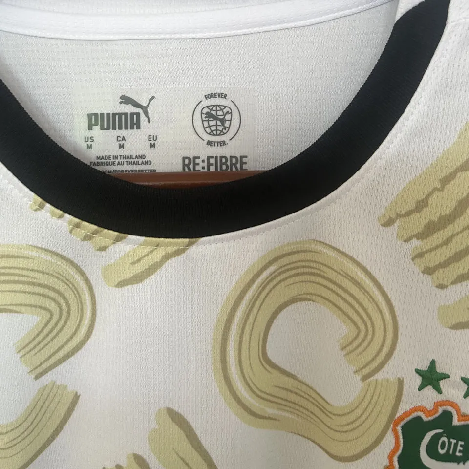 2024/25 Ivory Coast Away White Fans Soccer Jersey detail image