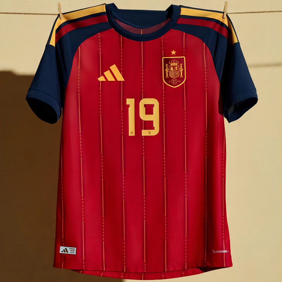 2026/27 Spain Home 1:1 Fans Soccer Jersey detail image