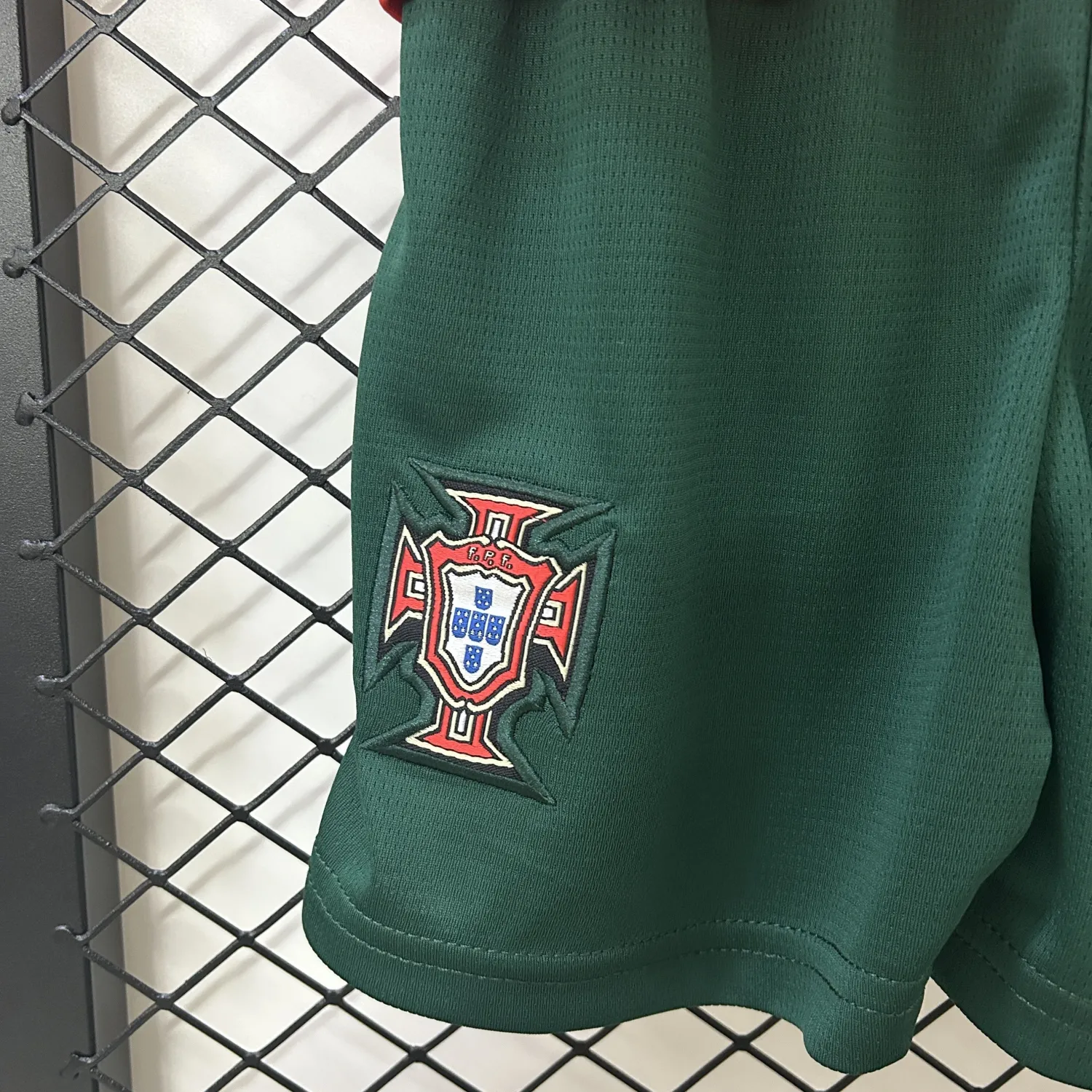 2025/26 Portuga Home Red Kids Soccer Jersey detail image