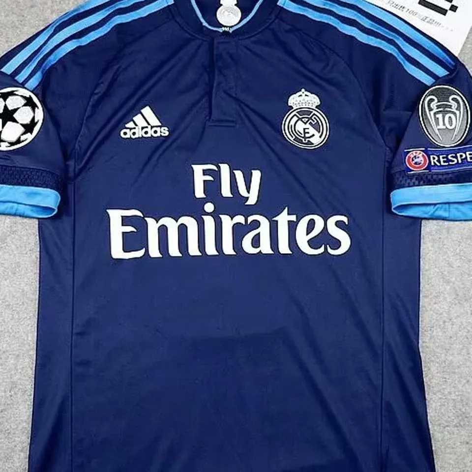 2015/16 RM Away Blue Retro Soccer Jersey product image