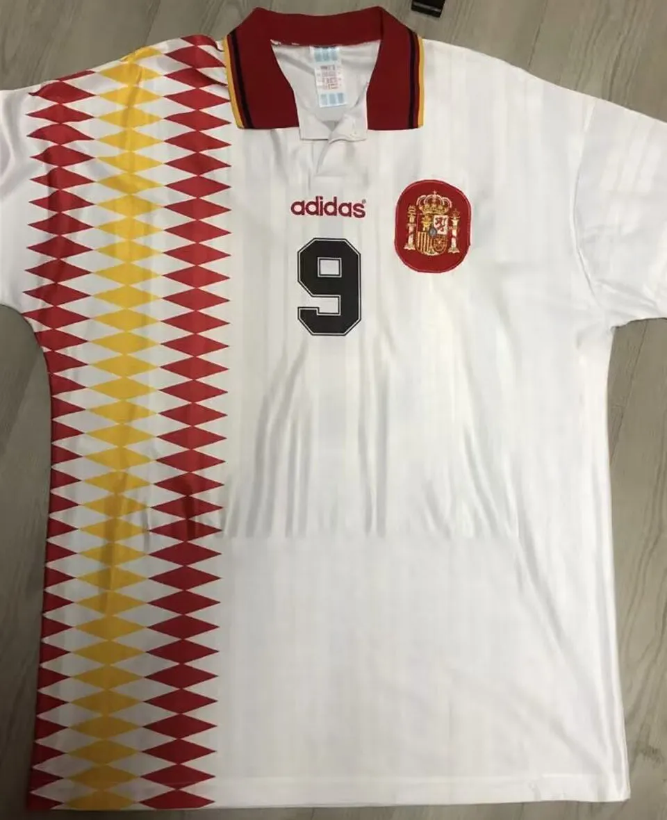 1994 Spain Away White Retro Soccer.. product image