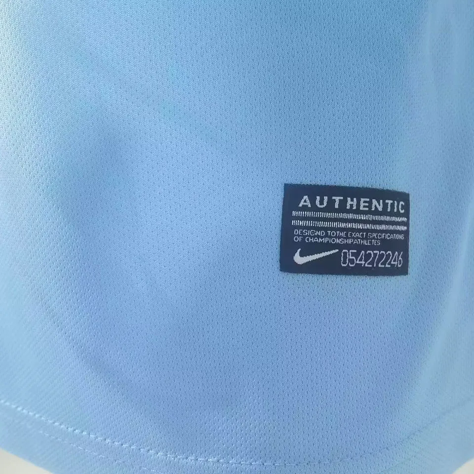 2013/14 Man City Home Blue Retro.. detail image