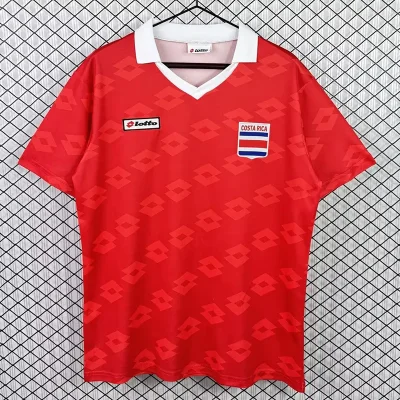1990 Costa Rica Home Retro Soccer Jersey product image