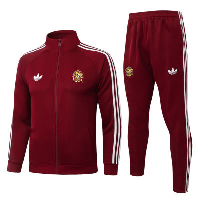 2026/27 Spain Brown Red Half Pull Tracksuit product image