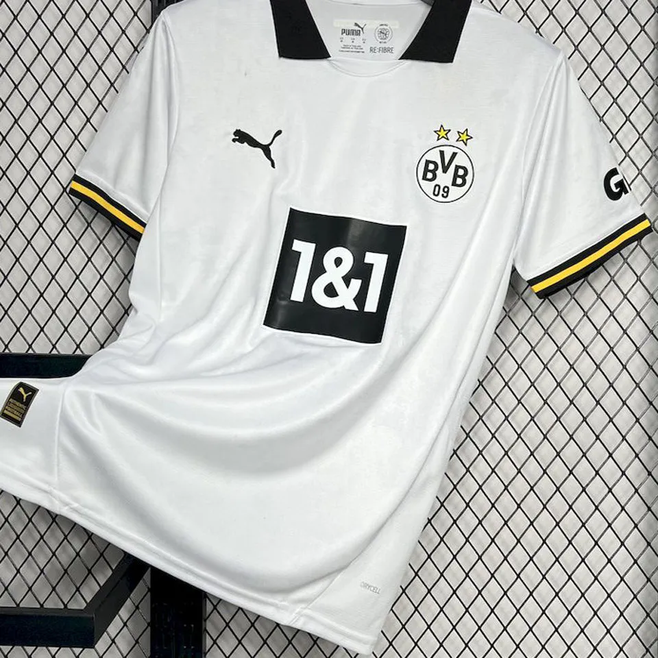 2024/25 BVB Third White Fans Soccer Jersey detail image