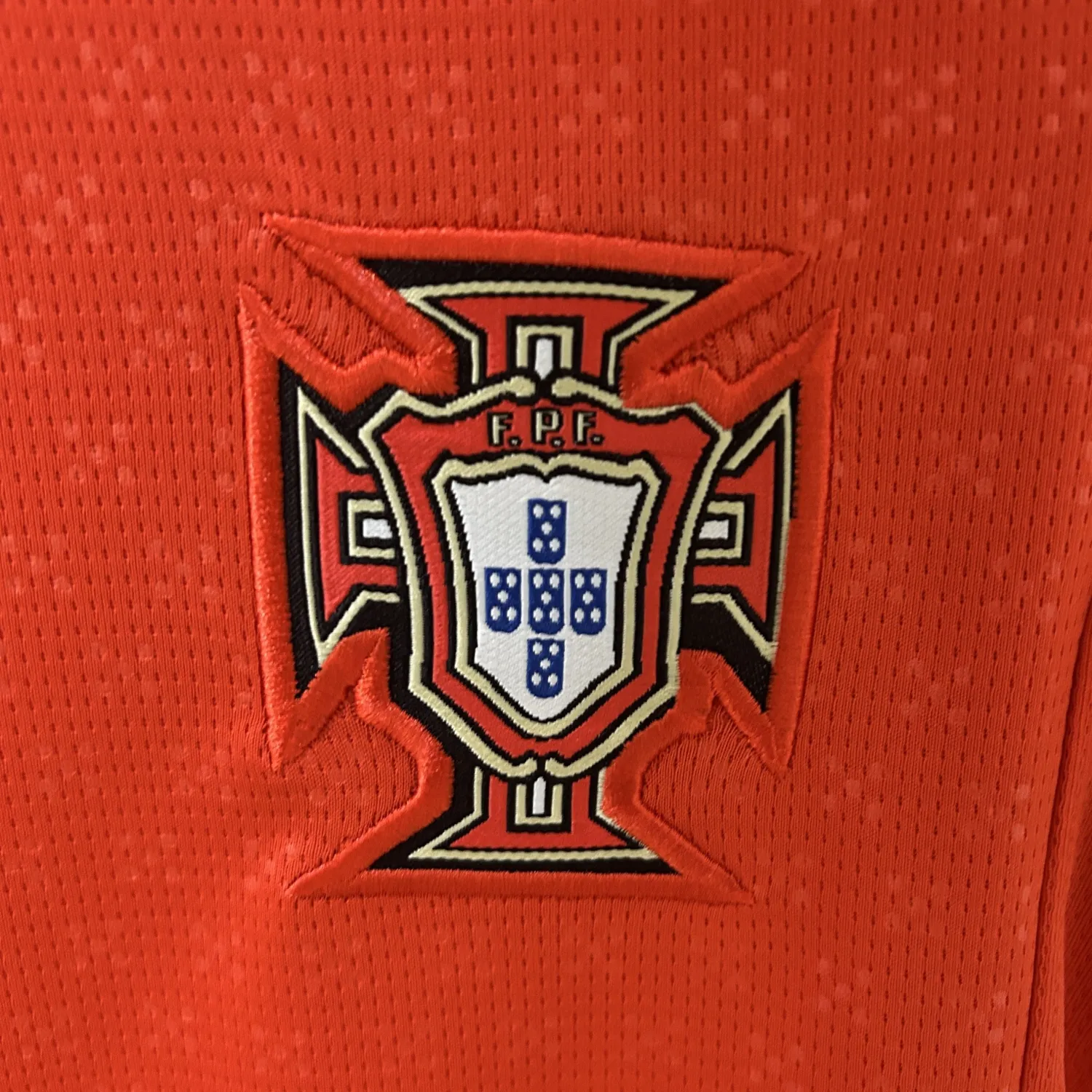2025/26 Portuga Home Red Kids Soccer Jersey detail image