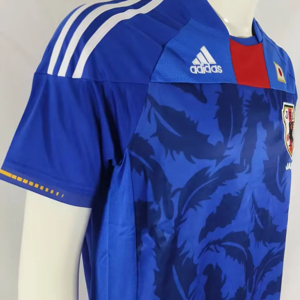 2010 Japan Home Blue Retro Jersey detail image