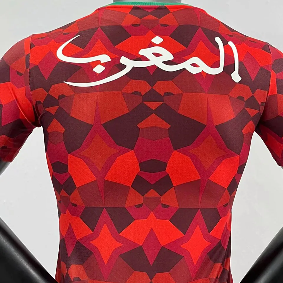 2023/24 Morocco Home Red Player Version Jersey product image
