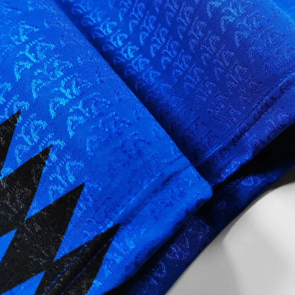 1994 Argentina Away Blue Retro Soccer Jersey detail image