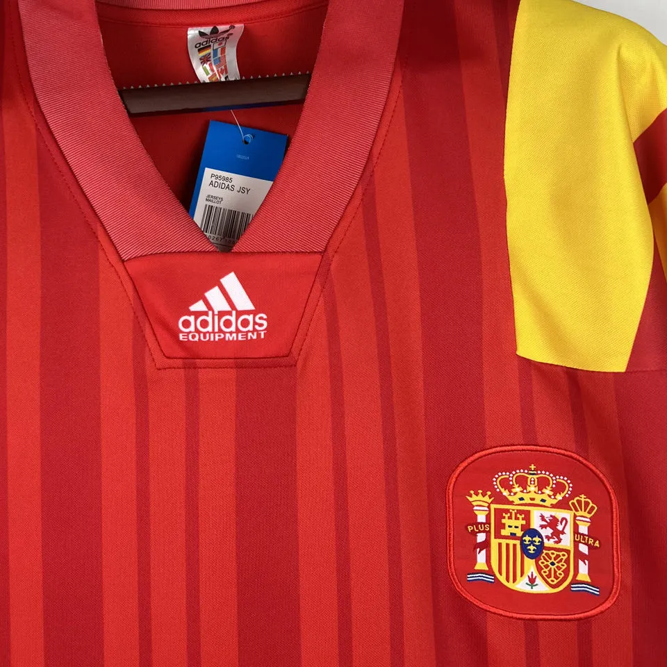 1992/94 Spain Home Red Retro.. detail image