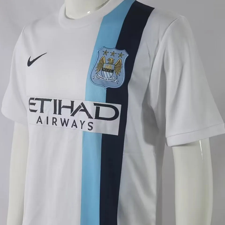 2013/14 Man City Away White Retro.. detail image