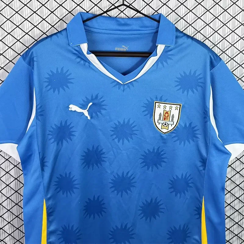 2010 Uruguay Home Retro Soccer Jersey detail image