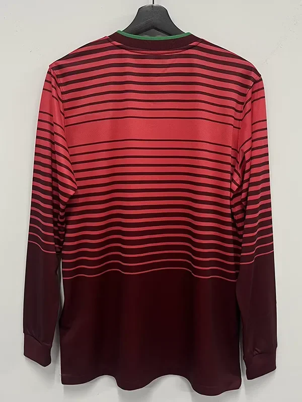 2014 Portugal Home Long Sleeve Retro Soccer Jersey product image