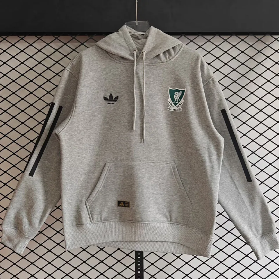 2026 LFC Grey Hoody 黑三边 灰色 product image