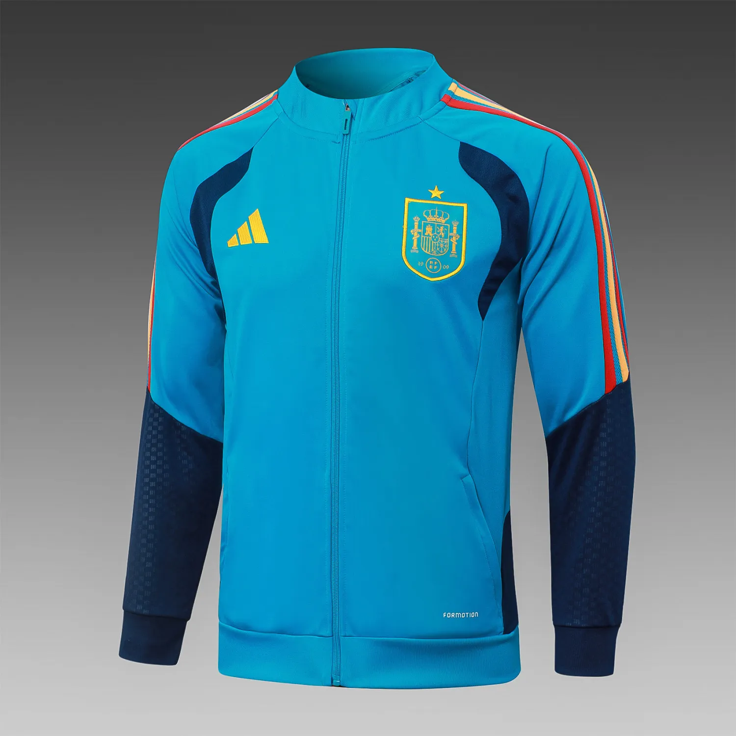 2026/27 Spain Lake blue Jacket Tracksuit detail image