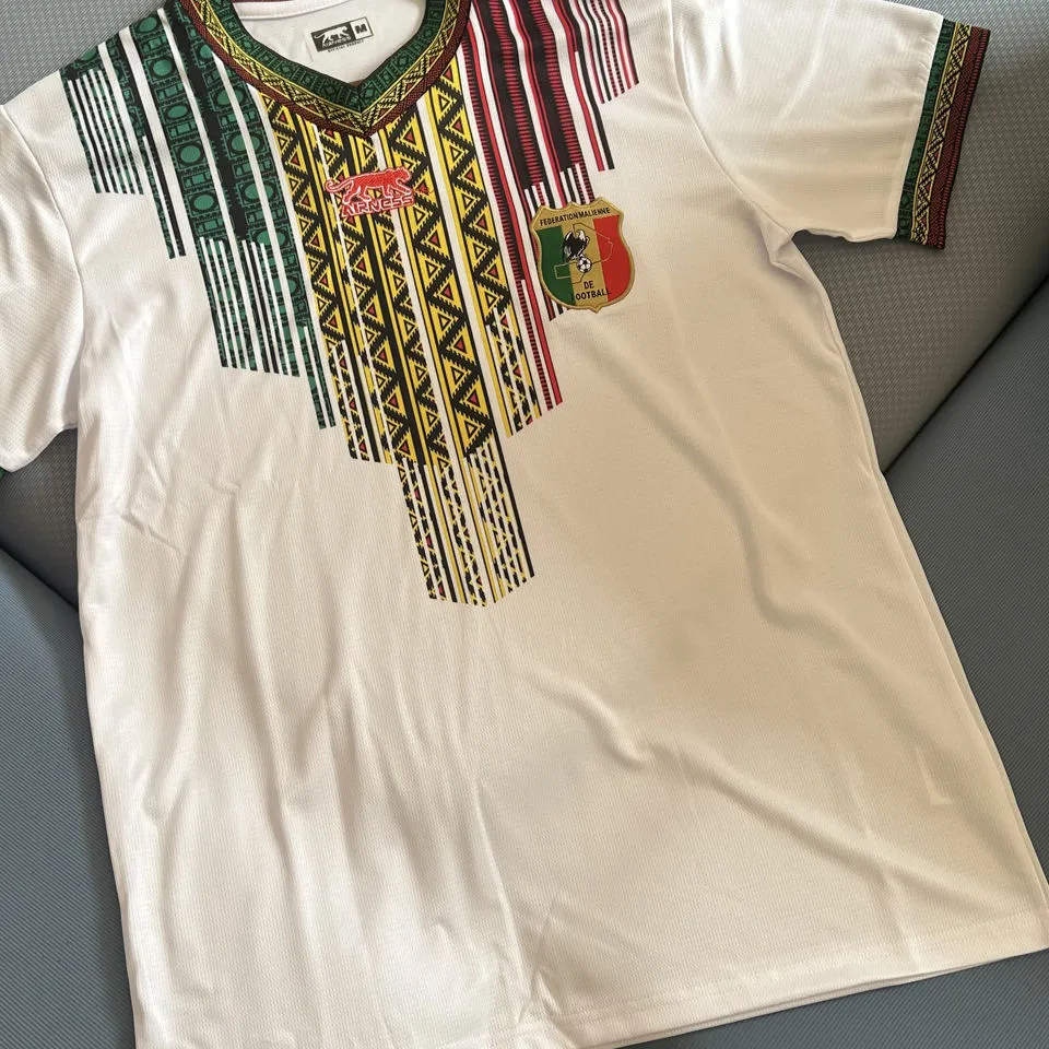 2024/25 Mali Home White Fans Soccer Jersey detail image