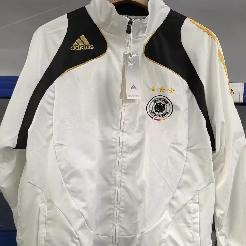 2026 Germany White Retro Windbreaker detail image