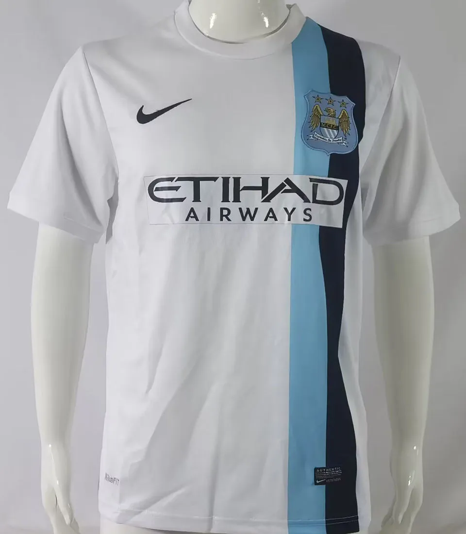 2013/14 Man City Away White Retro.. product image