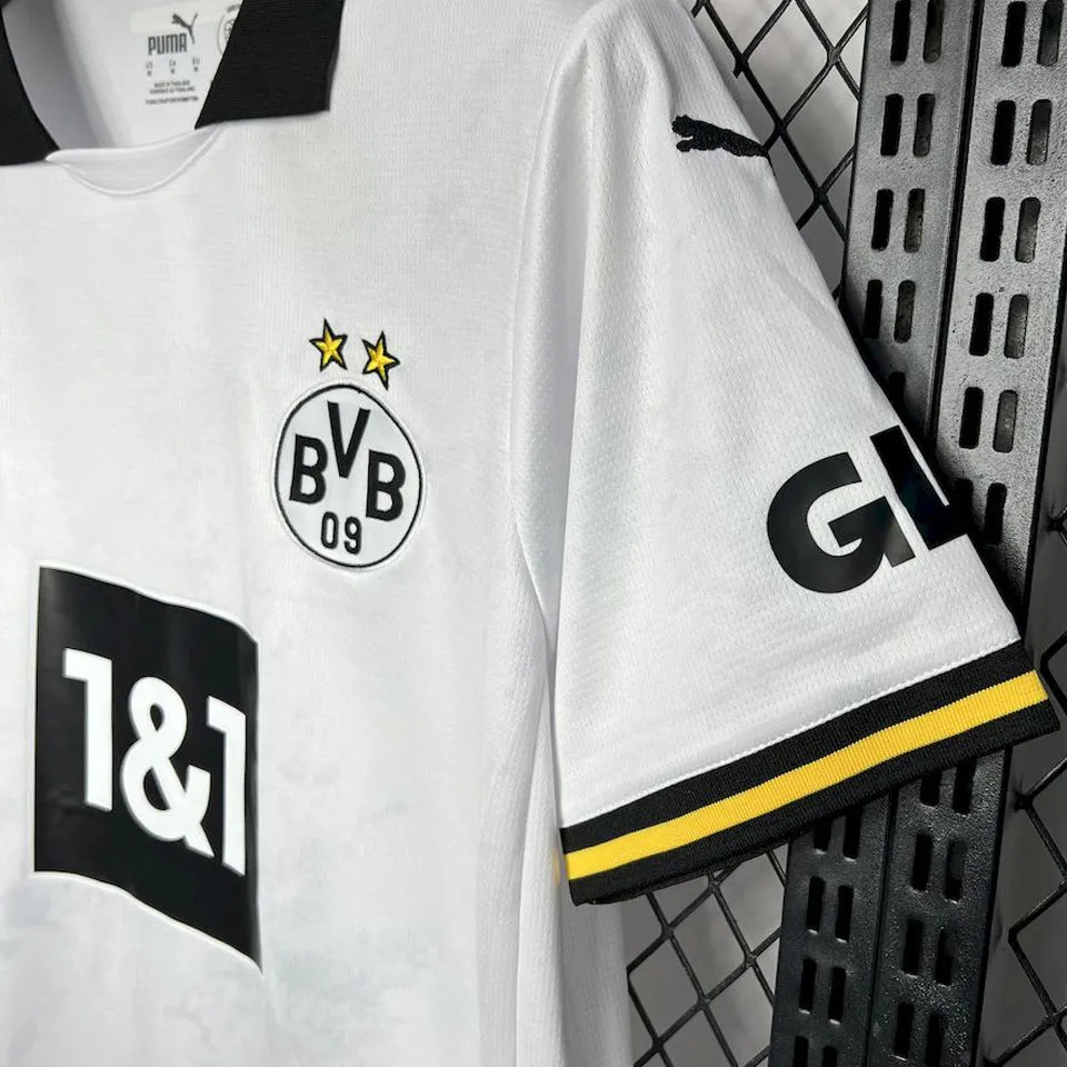 2024/25 BVB Third White Fans Soccer Jersey detail image
