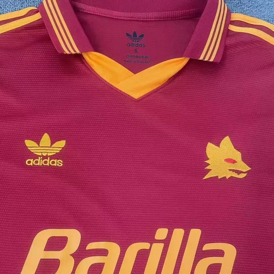 1992/94 Roma Home Red Retro Soccer.. detail image