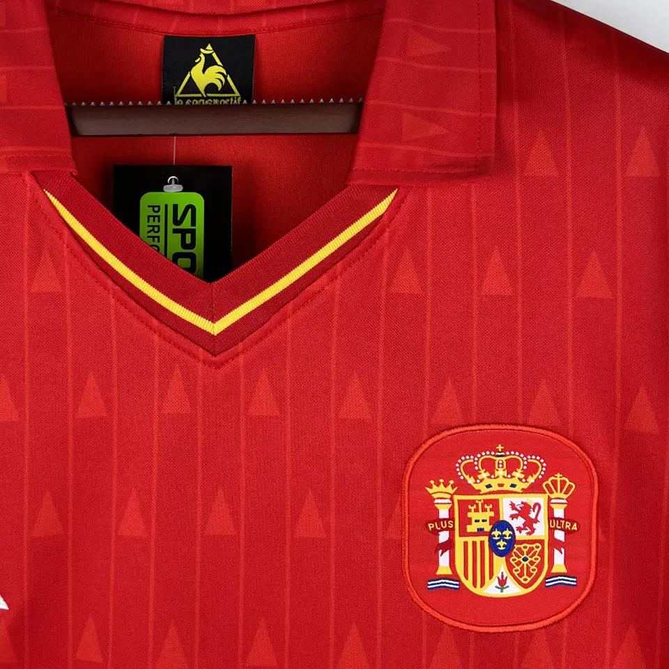 1988/91 Spain Home Red Retro.. detail image
