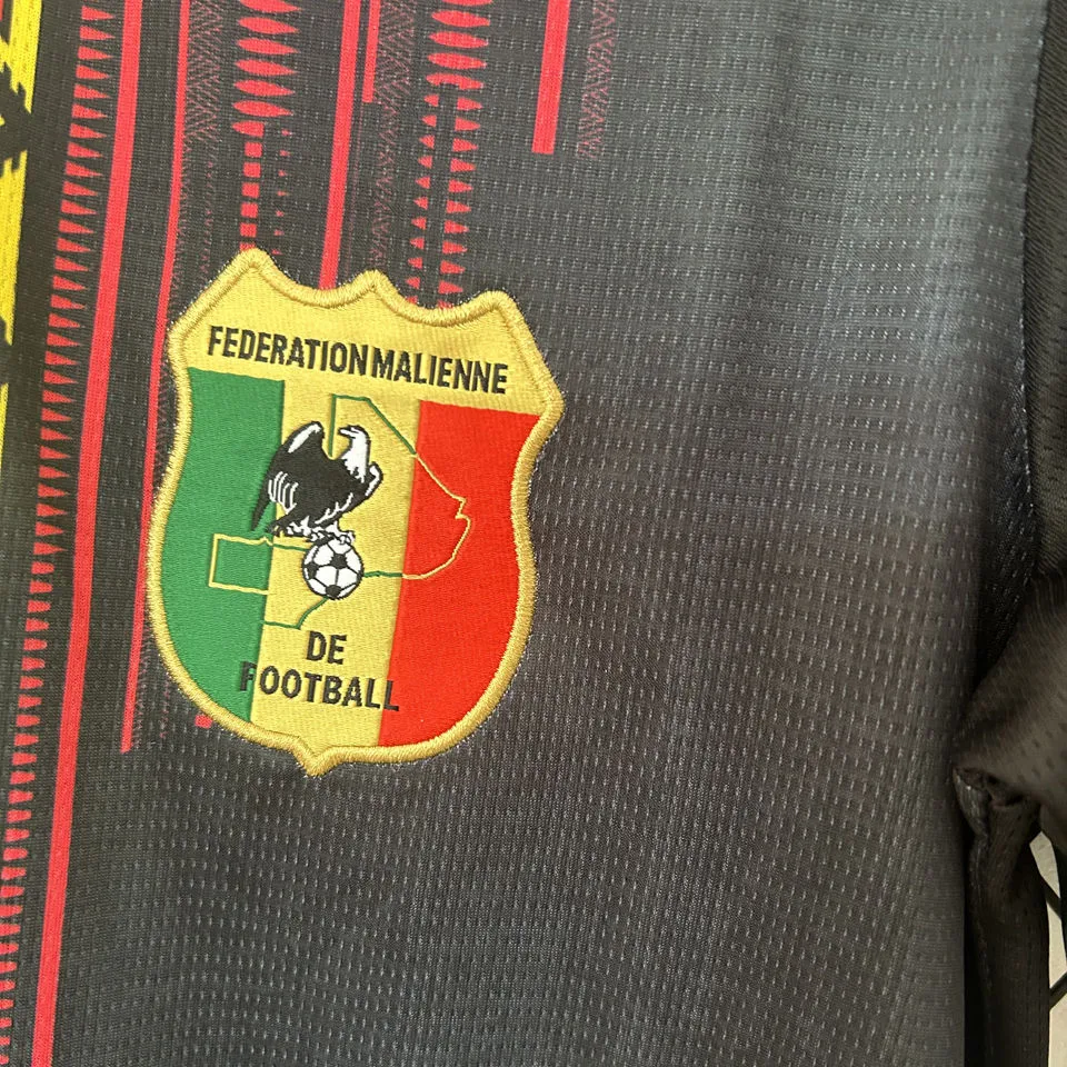 2024/25 Mali Away Black Fans Soccer Jersey detail image
