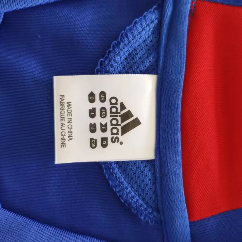 2010 Japan Home Blue Retro Jersey detail image