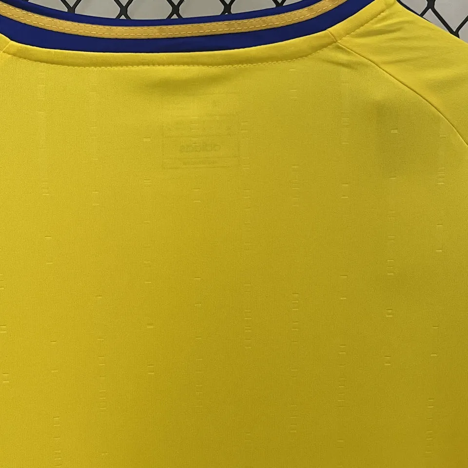 2024/25 Al Nassr Home Yellow Fans Soccer Jersey detail image