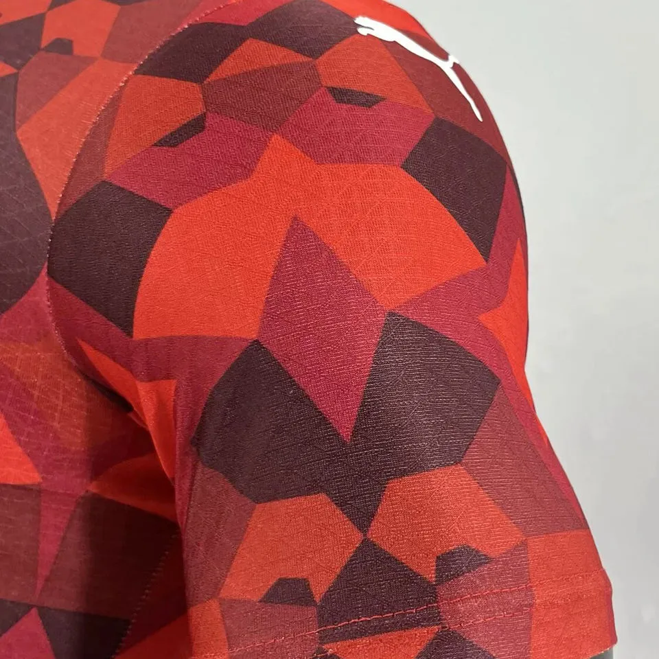2023/24 Morocco Home Red Player Version Jersey detail image