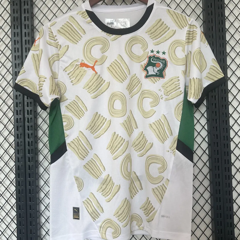 2024/25 Ivory Coast Away White Fans Soccer Jersey product image