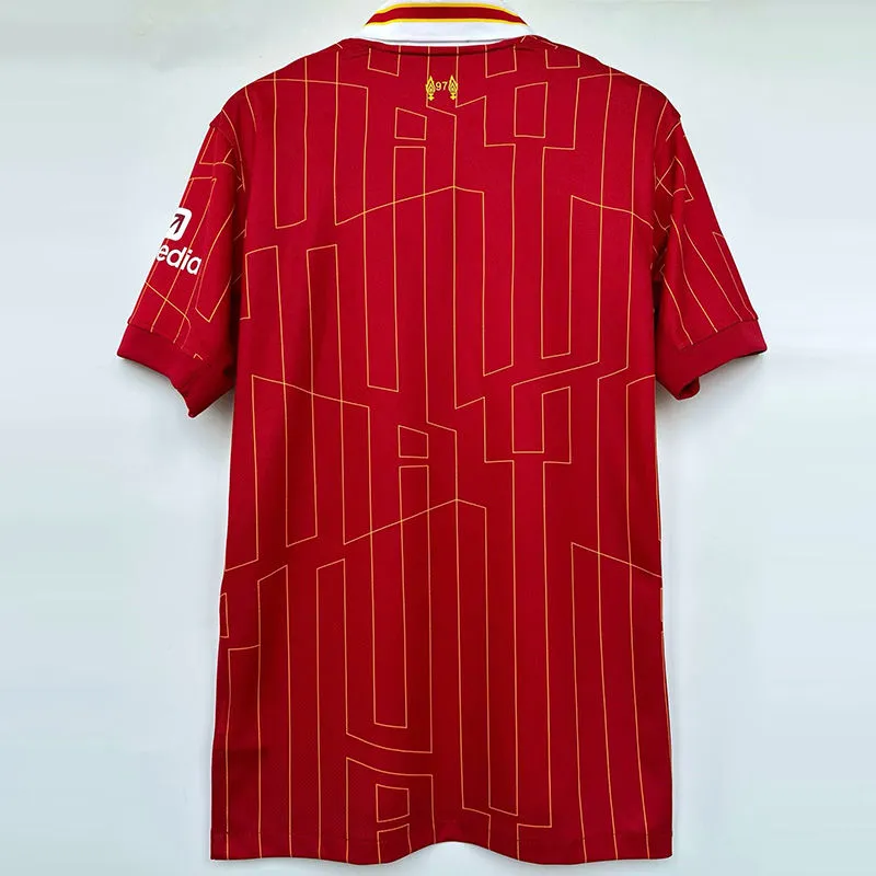 CHAMPIONS 24/25 LFC 1:1 Quality Home Fans Soccer Jersey 2024/25