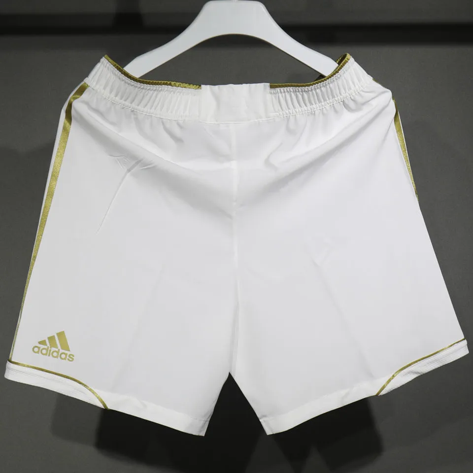 2011/2012 RM Home White Retro Player Version Shorts Pants 球员版