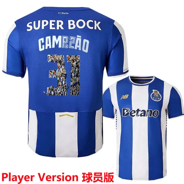 CAMPEÃO #31 Porto Home Player Version Soccer Jersey 2025/26 球员版