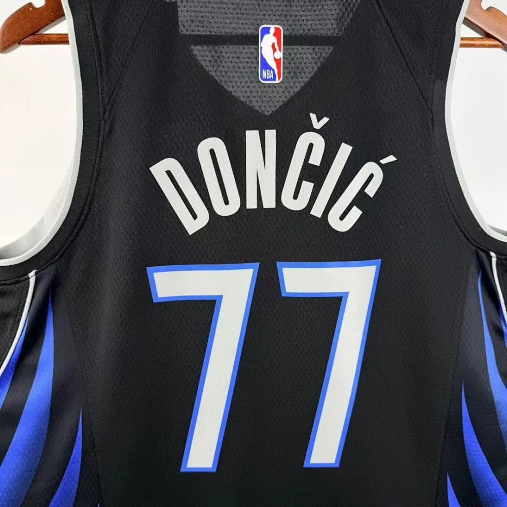 2026/27 Mavericks DONCIC #77 Black City version NBA Jersey