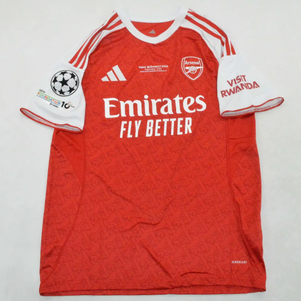 2026 UCL Final ARS 1:1 Quality Home Fans Jersey 2025/26（Have All Patch 带胸前决赛小字 臂章 袖广告）
