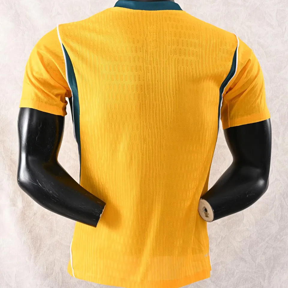 2026/27 Australia Home Yellow Player Version Soccer Jersey