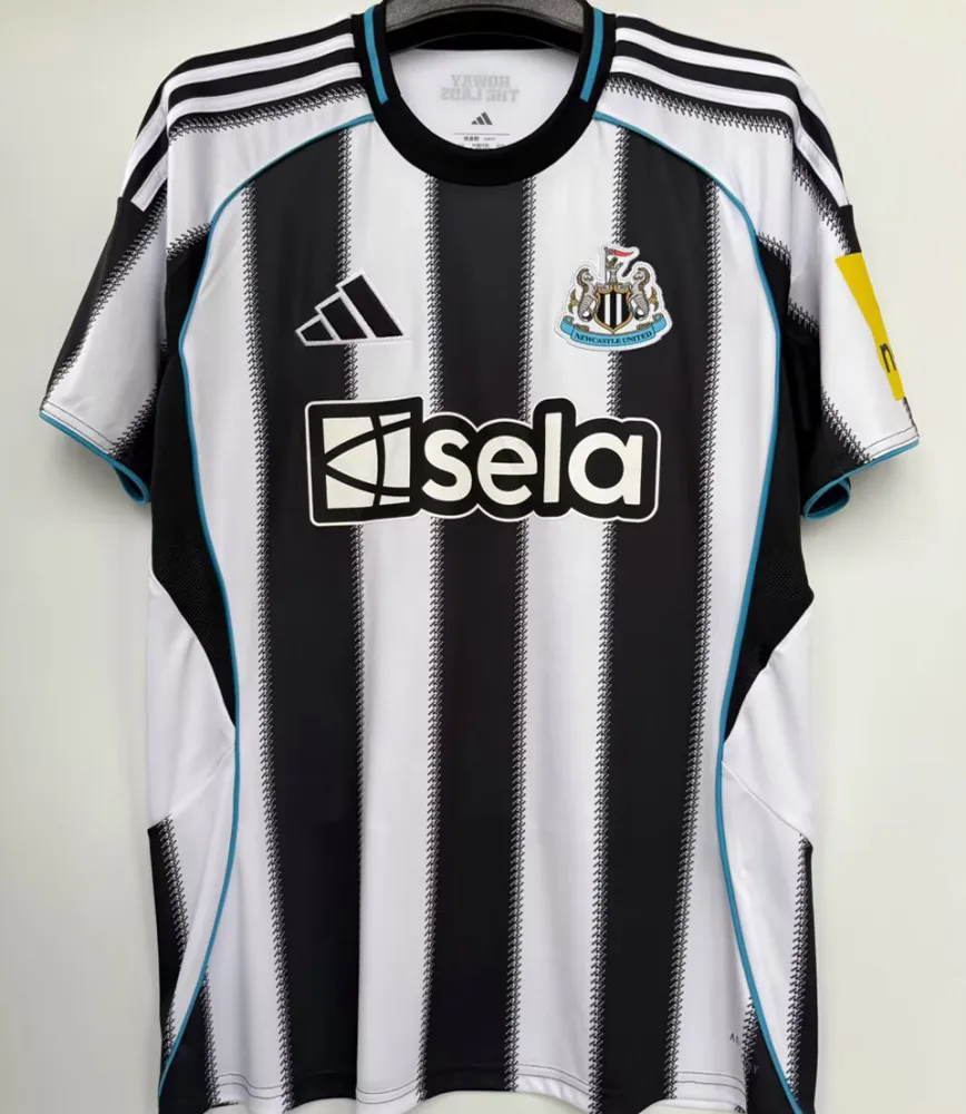 2025/26 Newcastle 1:1 Quality Home Fans Soccer Jersey