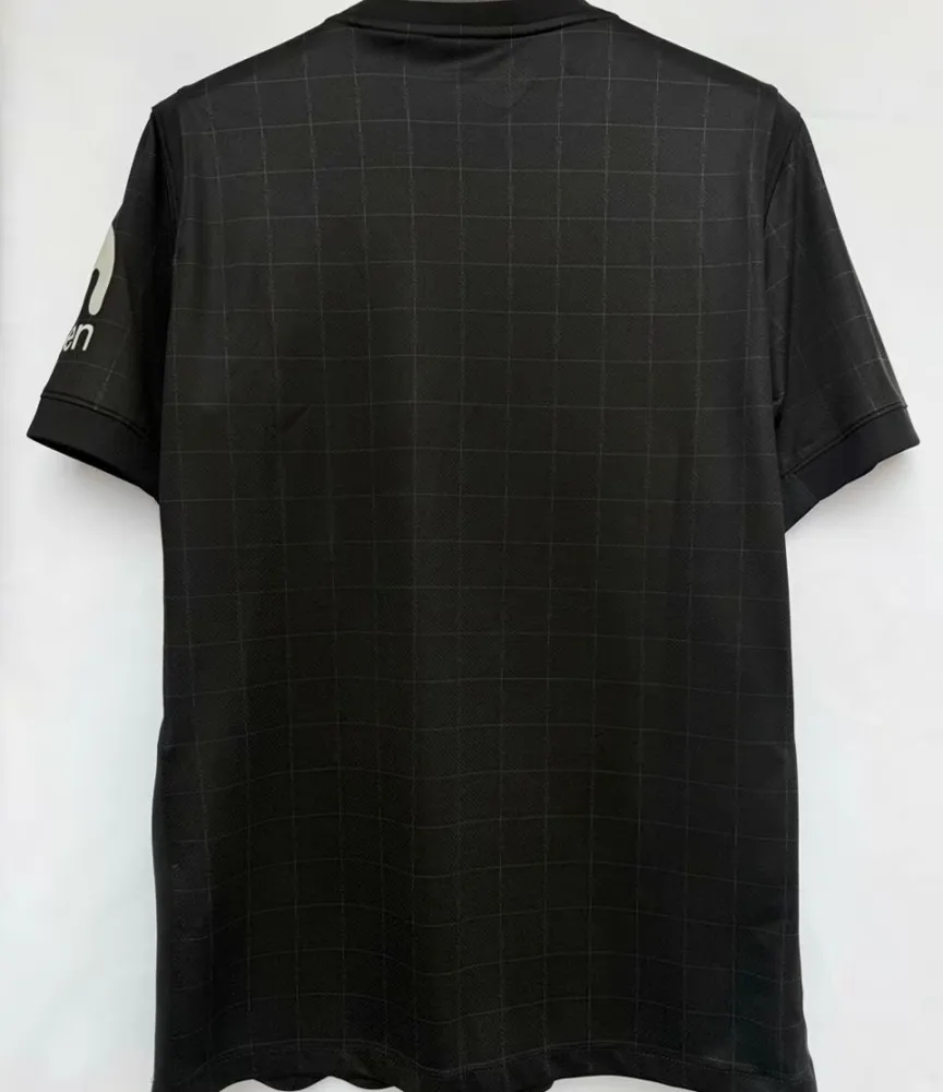 2025/26 TH FC 1:1 Quality Away Black Fans Soccer Jersey 带胸前广告