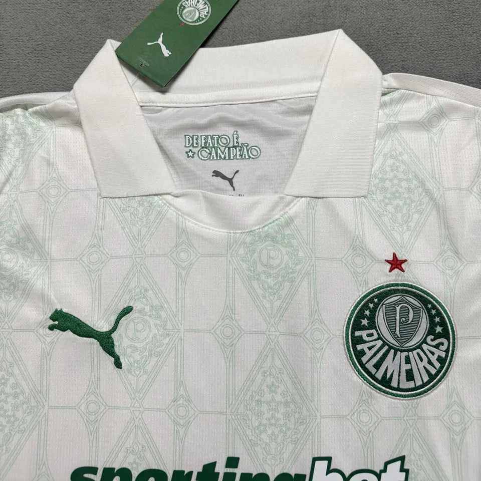 2025/26 Palmeiras Away White Women Soccer Jersey 女