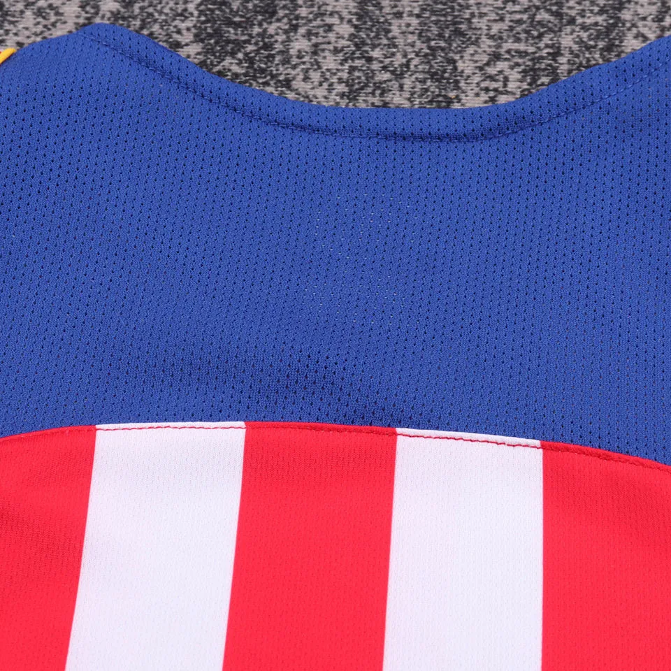 2004/2005 ATM SPIDER-MAN2 Home Retro Kids Long Sleeve Soccer Jersey
