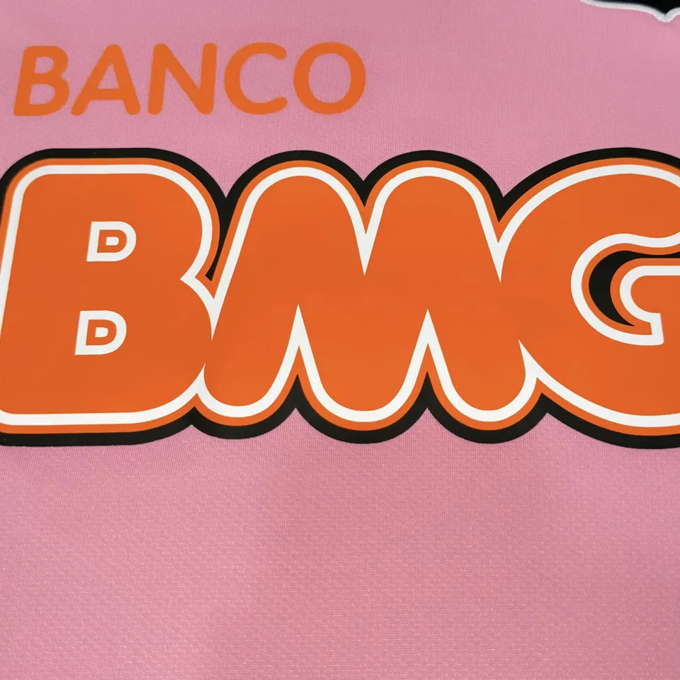 2012/13 Santos Pink Retro Long Sleeve Soccer Jersey