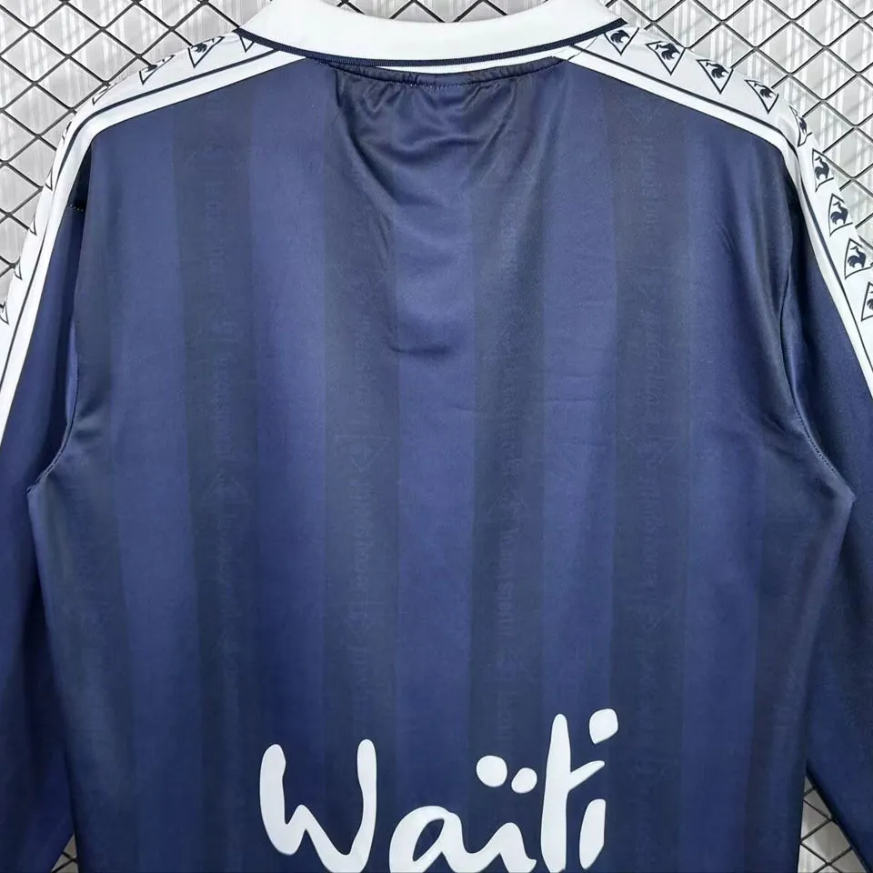 1996/1997 FC Girondins de Bordeaux Home Retro Soccer Long Sleeve Jersey