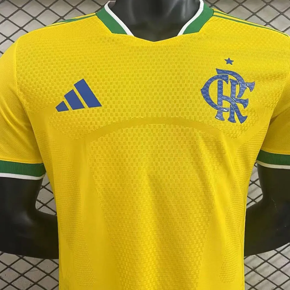 2026/27 Flamengo Special Edition Yellow Player Version Soccer Jersey