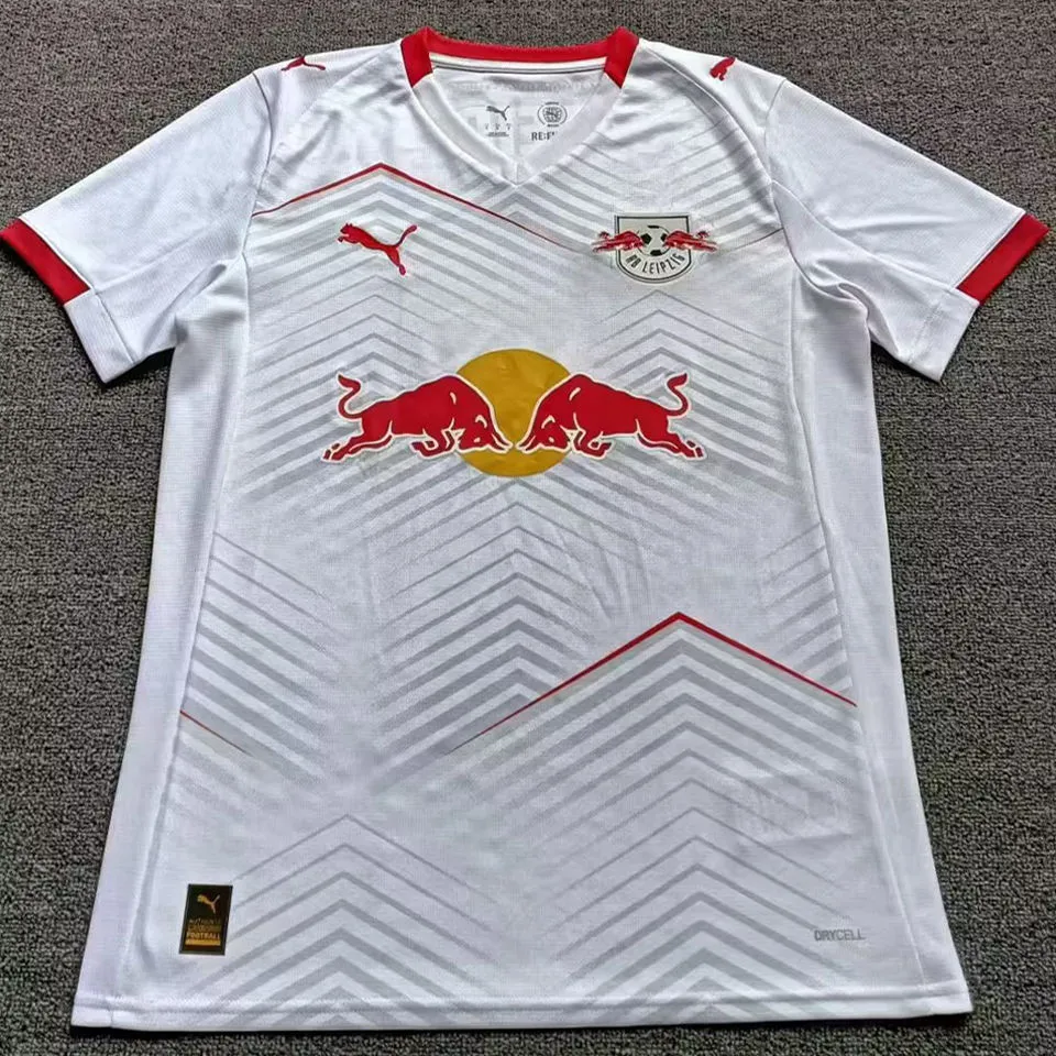 2025/26 RB L Home White Fans Jersey  莱比锡红牛